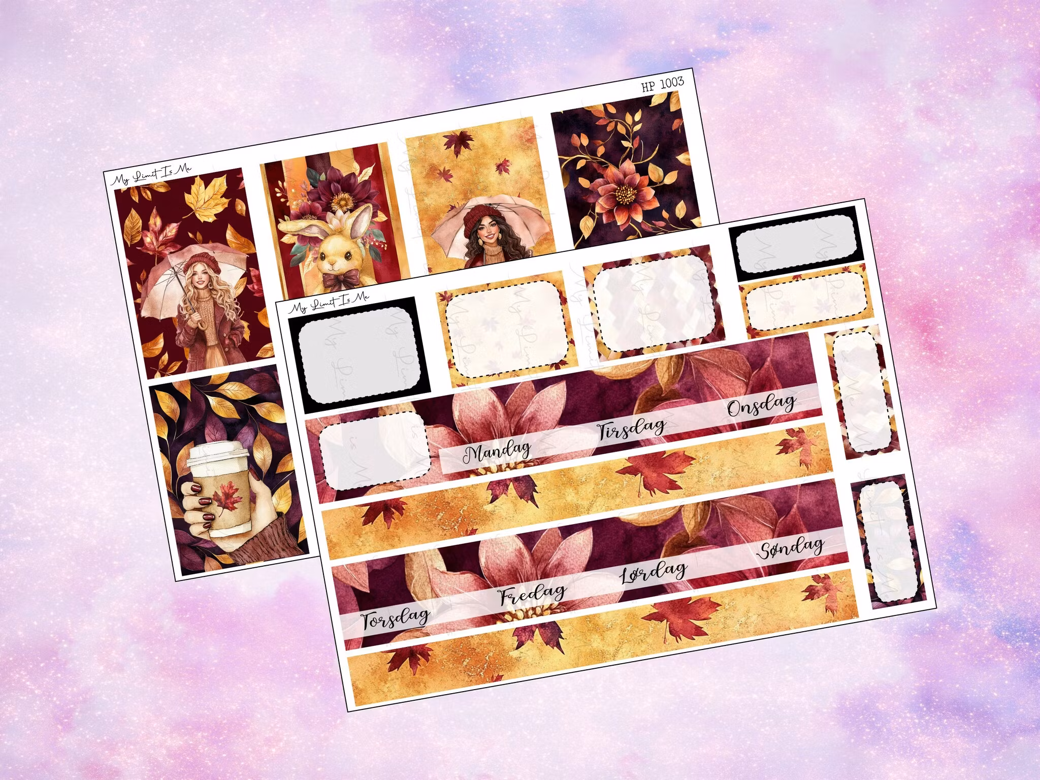 Happy Planner - HP1003 - Burgundy Fall