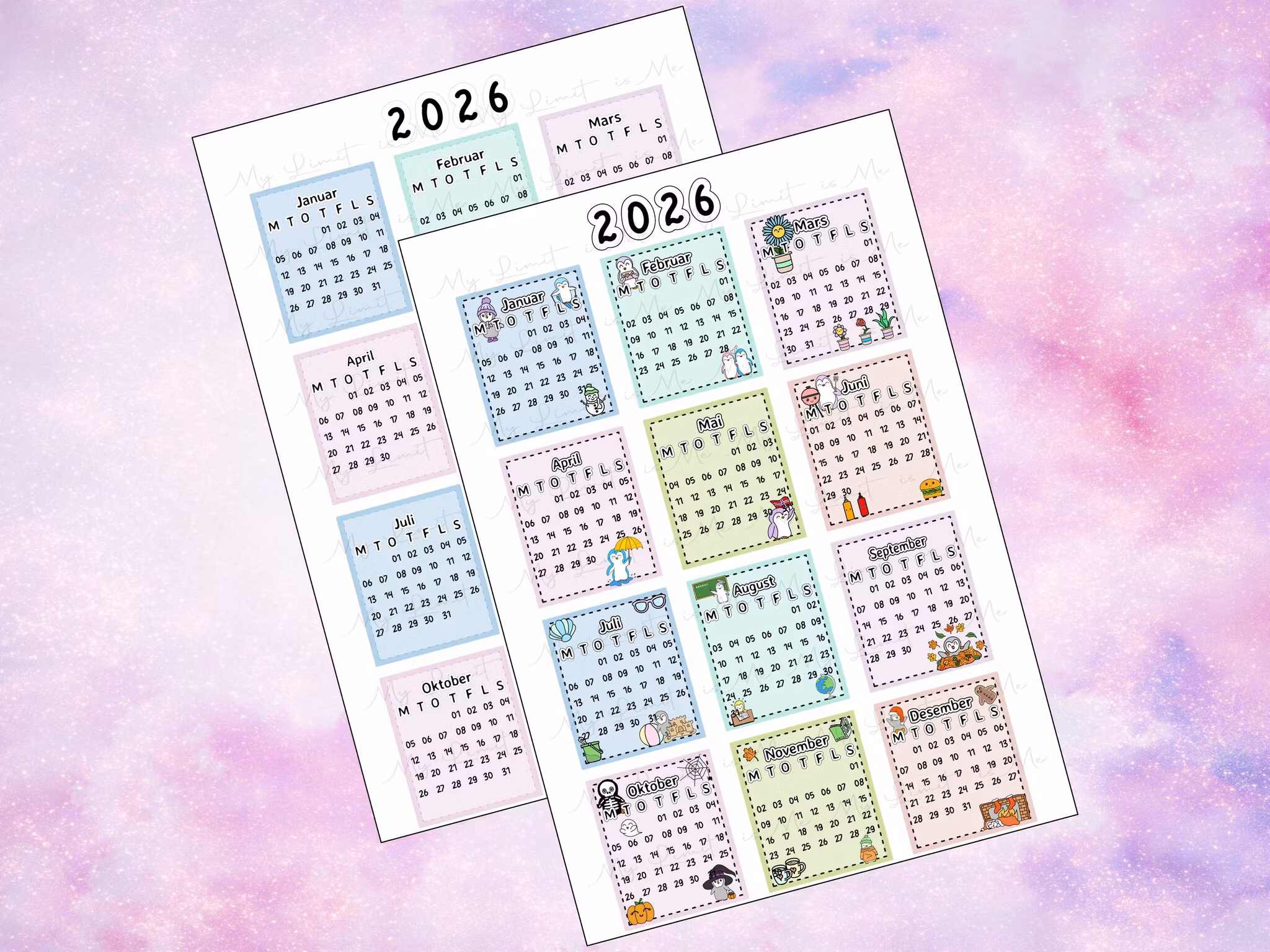 2026 "A5" Calendar
