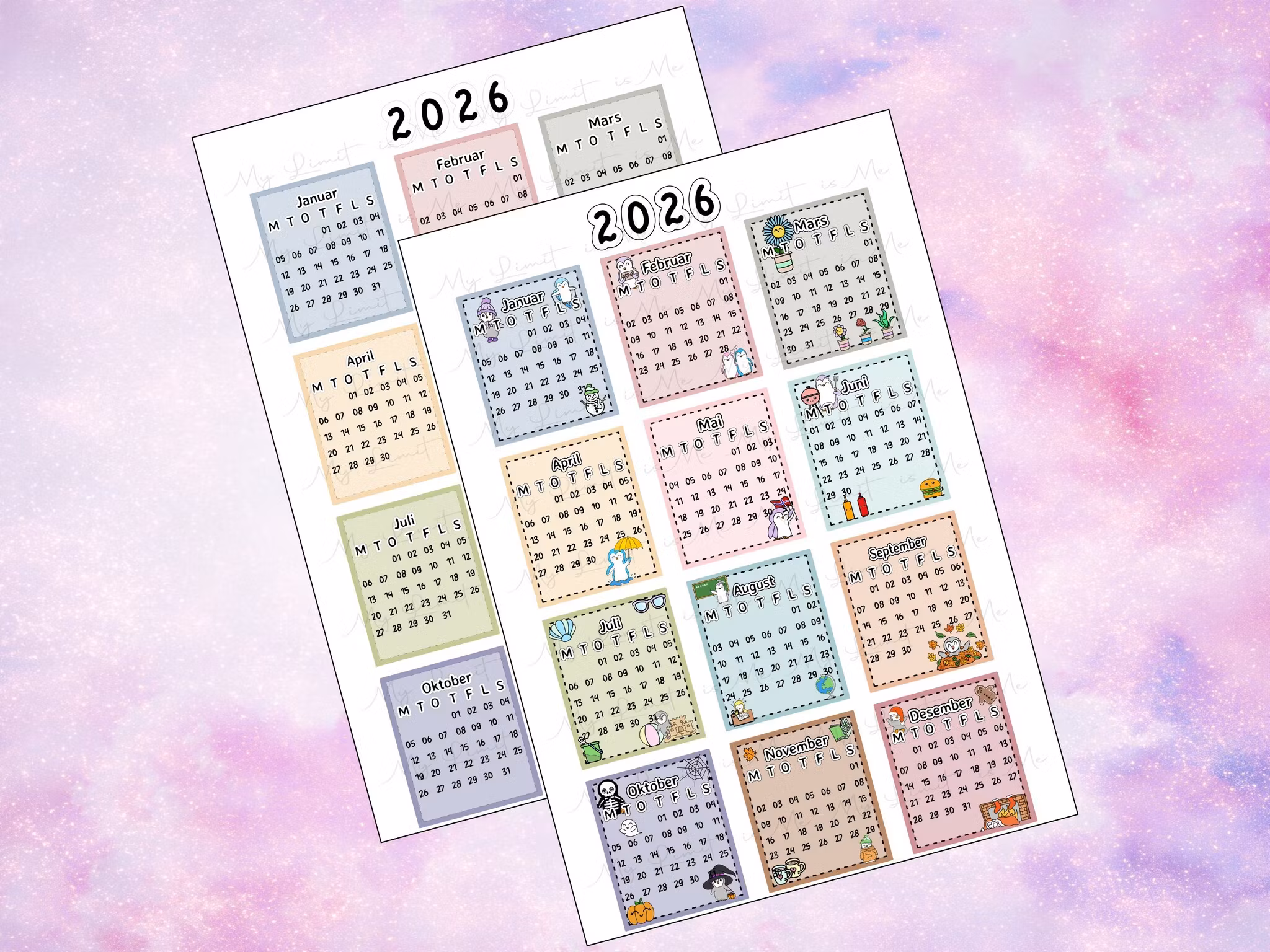 2026 "A5" Calendar