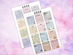 2026 "A5" Calendar