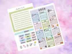Hobonichi A6 Yearly - 2026 Calendars