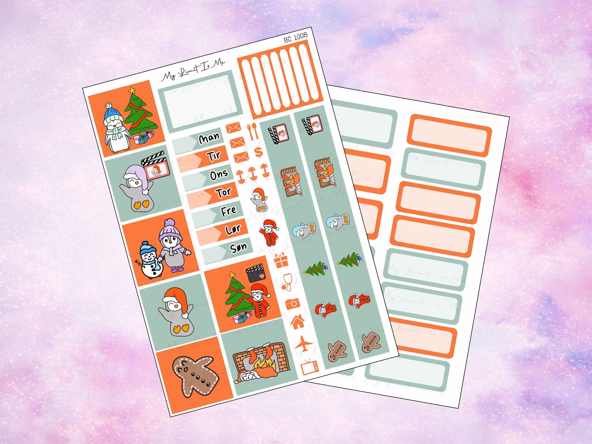 HC1008 - Hobonichi Cousin - Christmas Penguins ♥