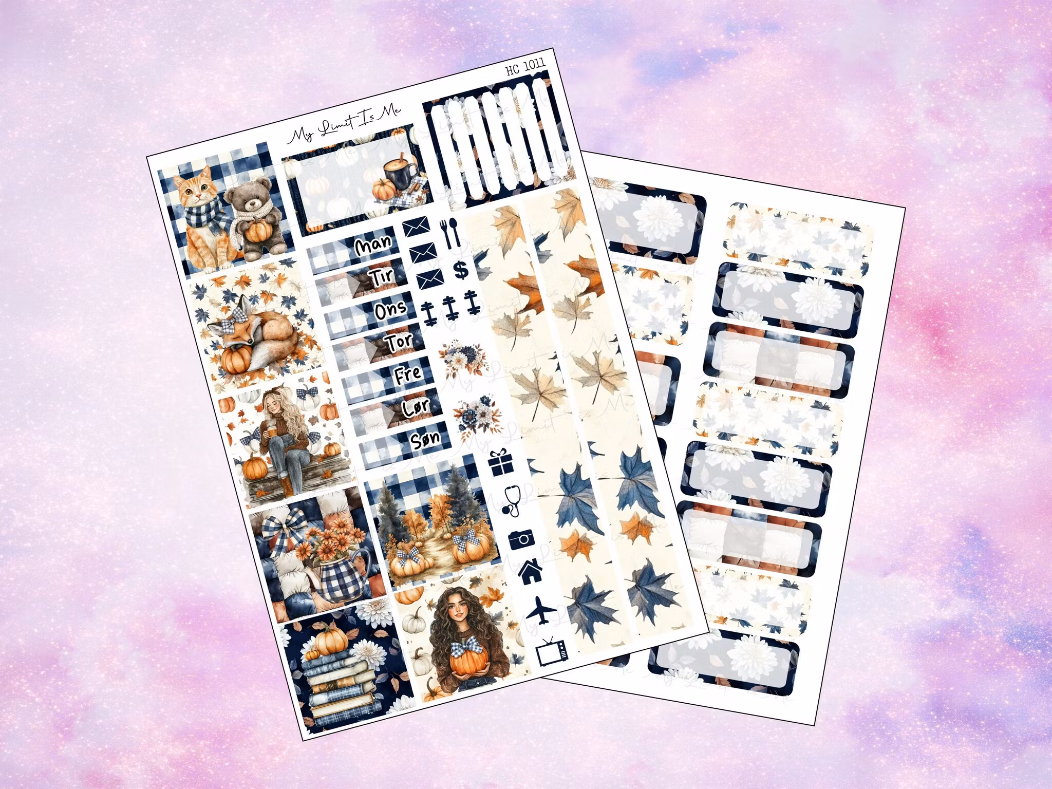 HC1011 - Hobonichi Cousin - Blue Fall