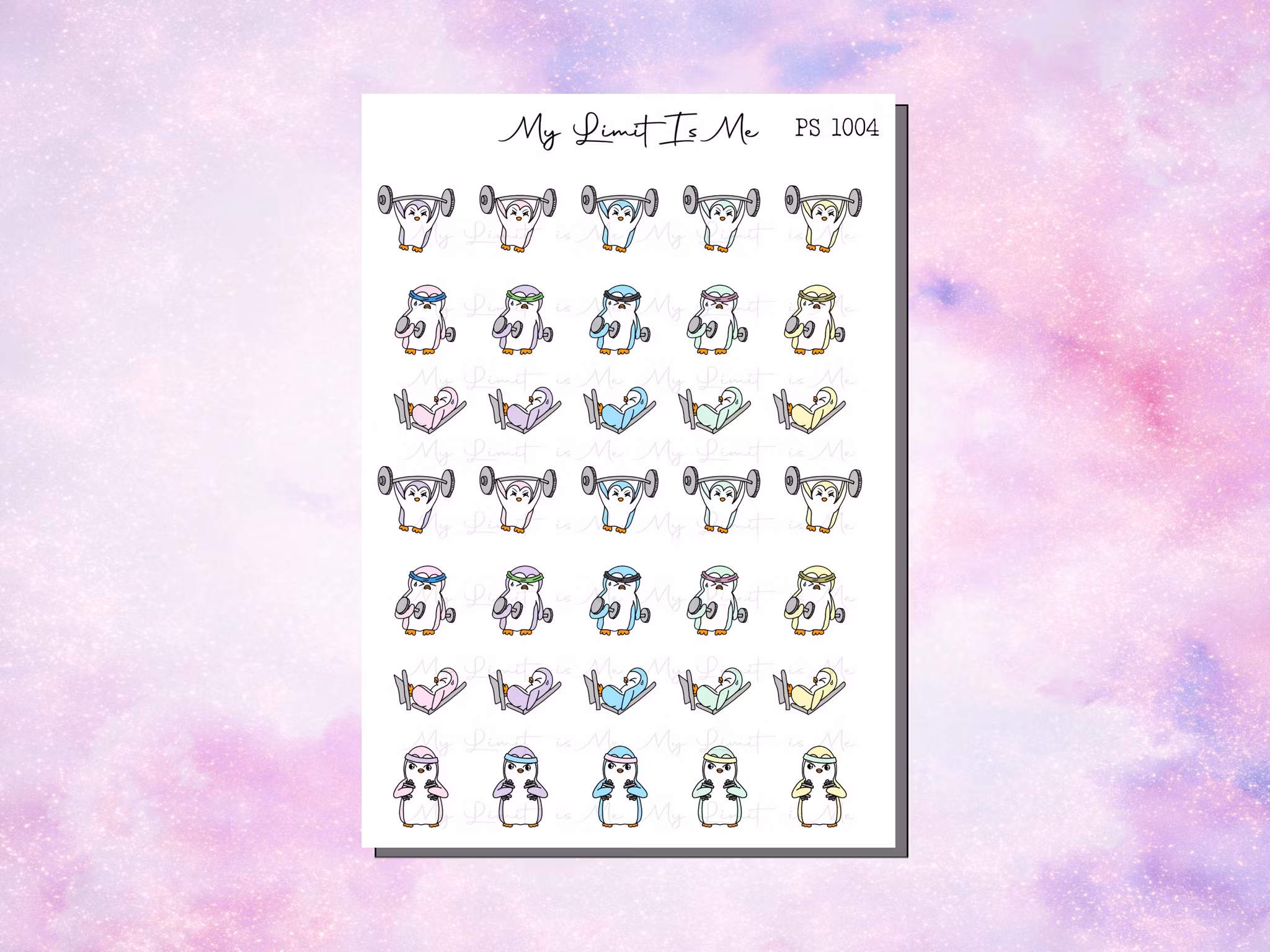 PS1004 - Vekttrening pingviner ♥