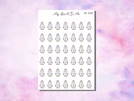 PS1030 - Sykepleier/lege pingvin ♥