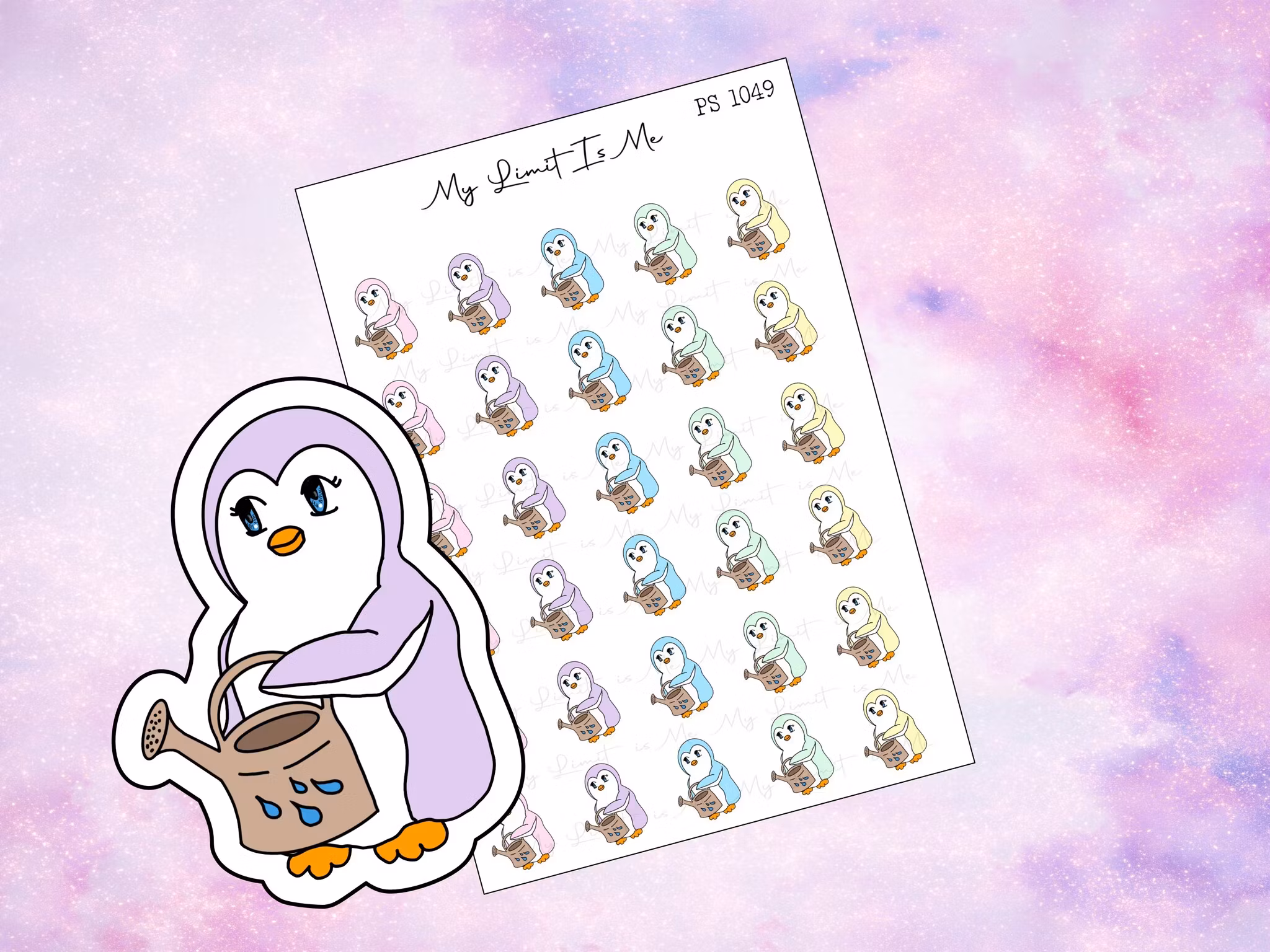 PS1049 - Vanne planter pingvin ♥