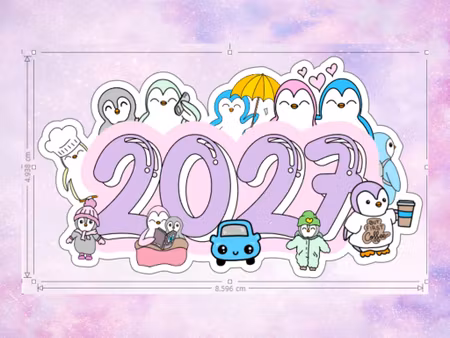 2027 DieCut pinvinger ♥