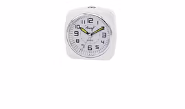 Väckarklocka - Aveny - Svepsekund Snooze - Lyse - Vit - 10-pack