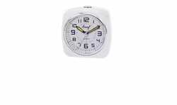 Väckarklocka - Aveny - Svepsekund Snooze - Lyse - Vit - 10-pack