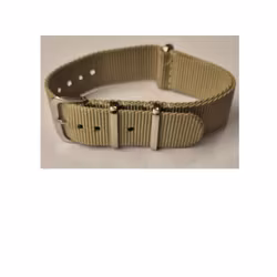 Natoarmband - Beige 14-22 mm
