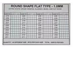 Glassortiment - 201-240 - 1 mm - 200-pack