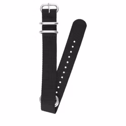 Zuluarmband - Svart 18-24 mm - Kraftigare än Natoarmbandet