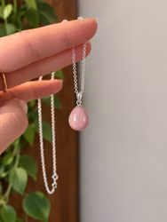 Halsband- Rosa månsten