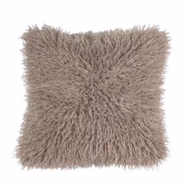 Curly kuddfodral i fuskpäls 48x48 cm – Fondaco