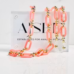 Glasögonkedja – Trendy Apricot