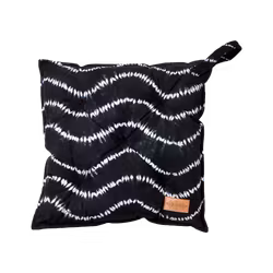MILO Sittkudde, Svart/vit 40x40cm