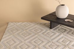 PIA Rektangulär Matta 230 X 160 Beige
