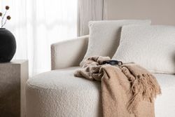 KELSO 2-Sits Soffa Loungefotölj Vit