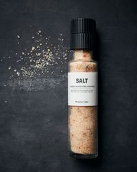 Salt, Vitlök & Röd Chilli Pepper m Keramisk Kvarn - Nicolas Vahé