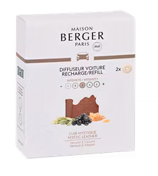 Mystic Leather Bildoft Refill 2p - Maison Berger