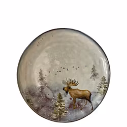 Tallrik - Assiett, Holly, Älg