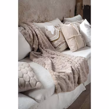 Pläd Linfärgad Sense 120X150 CM - Fondaco