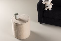 HEART Barnpall - Sittpuff Beige-Svart