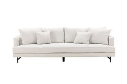SOFIA 3-Sits Beige Soffa Linne