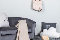 MÅNA Barnsoffa Grå Sammet