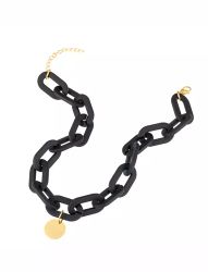 Halsband Malaga Svart 92cm - By Jolima