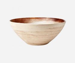 Keramikskål TOGO - Beige-Brun Ø37 x 16 cm