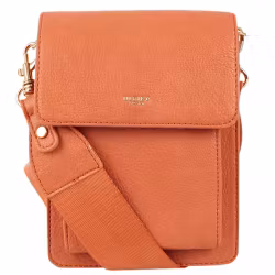 Axelremsväska Svart - Orange - Ulrika Design