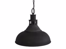 Taklampa Industri Svart