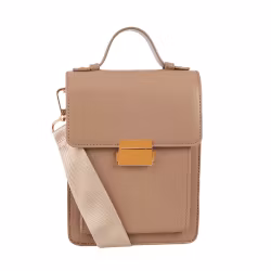 Handväska Taupe/Beige Crossover - Ulrika Design