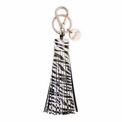 Reflextofs -Soft Tassel Reflector - Zebra Print