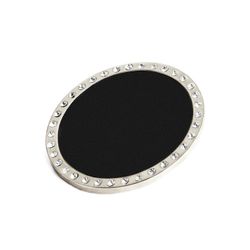 Reflex - Reflexbrosch med stenar /Silver