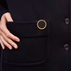 Reflex - Reflexbrosch med stenar /Guld