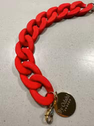 Armband Röd Kedja -