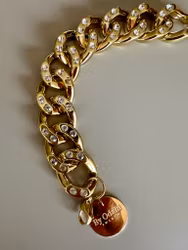 Armband Guldkedja m Cubic Zirconiastenar -