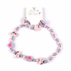 Smyckes-set Halsband - Armband Rosa för Barn