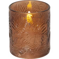 LED Blockljus Flamme Leaf Small- Star Trading
