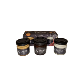 Presentask Tapas Salsa Brava, Karamelliserad lök, Aioli 114g - Can Bech