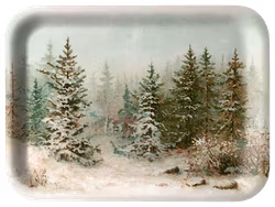 Bricka Julskog – 27x20 cm, björkfanér FSC