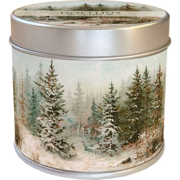 Doftljus Julskog – Juläpple i burk med lock, 7x7 cm, 100% sojavax