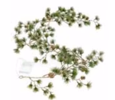 Ljusslinga LED Tall med små kottar – 125 cm