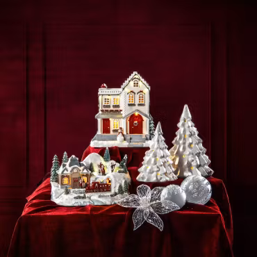 LED Lykta Hus – 26 cm