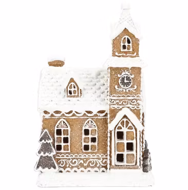 Pepparkakshus LED Poly – 21 cm