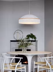 Francis taklampa Ø60 cm vit - BY RYDÉNS