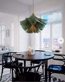 Juliette taklampa Ø75 cm – Grön | By Rydéns