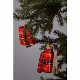 Julhänge – Aspen (Matt Röd, Glas)